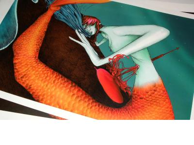 "Sirena" Digital Prints. 